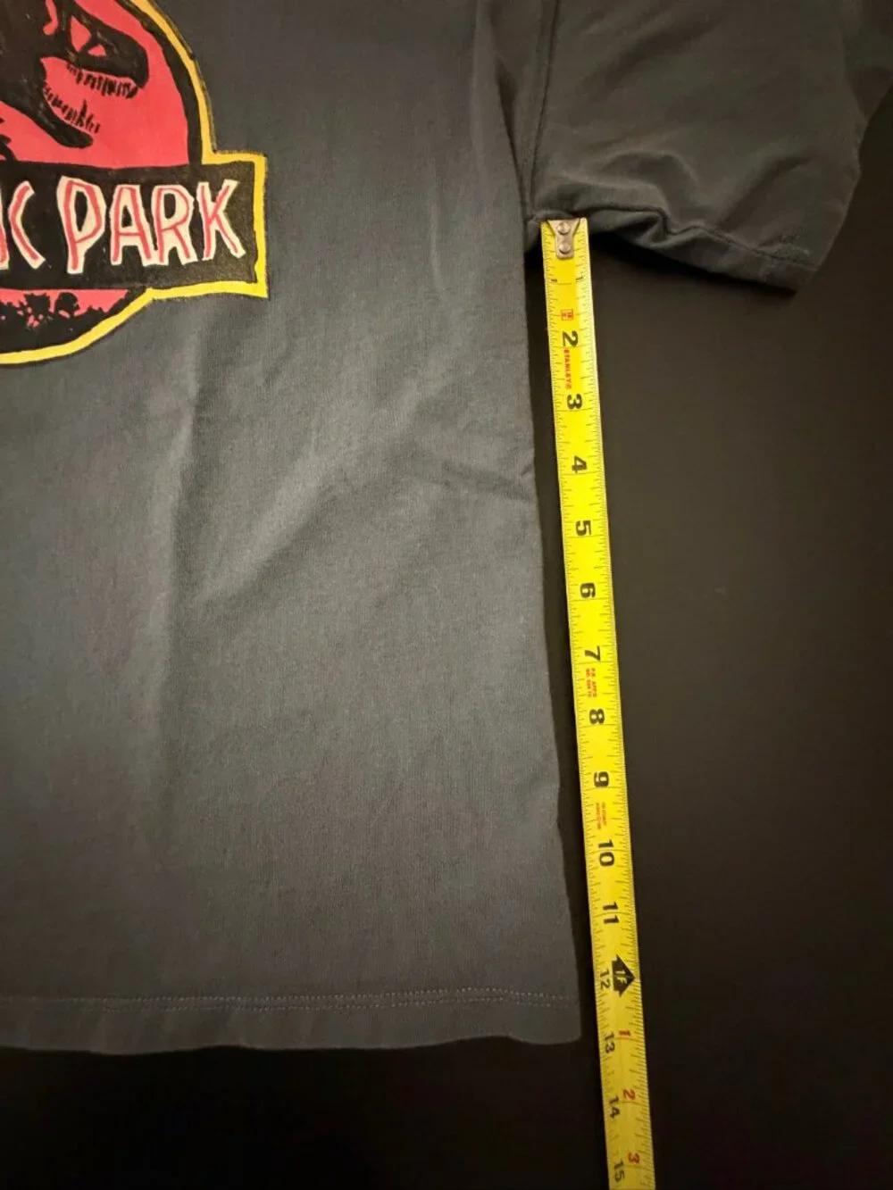 Zara Dylan's T-Shirt Club Jurassic Park Graphic Tee Charcoal